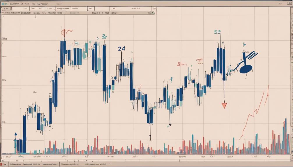 analyzing candlestick chart patterns