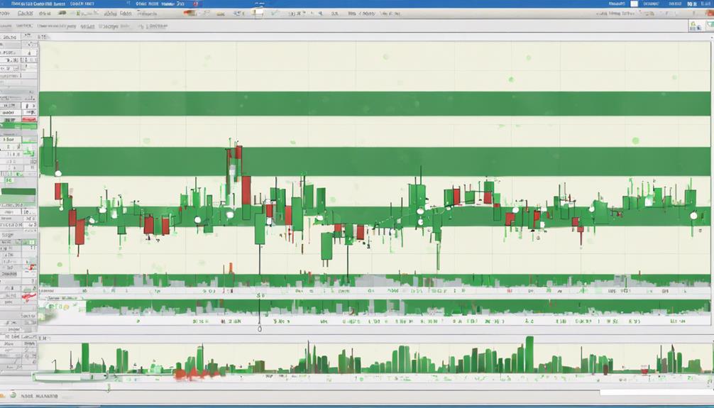 analyzing candlestick chart patterns