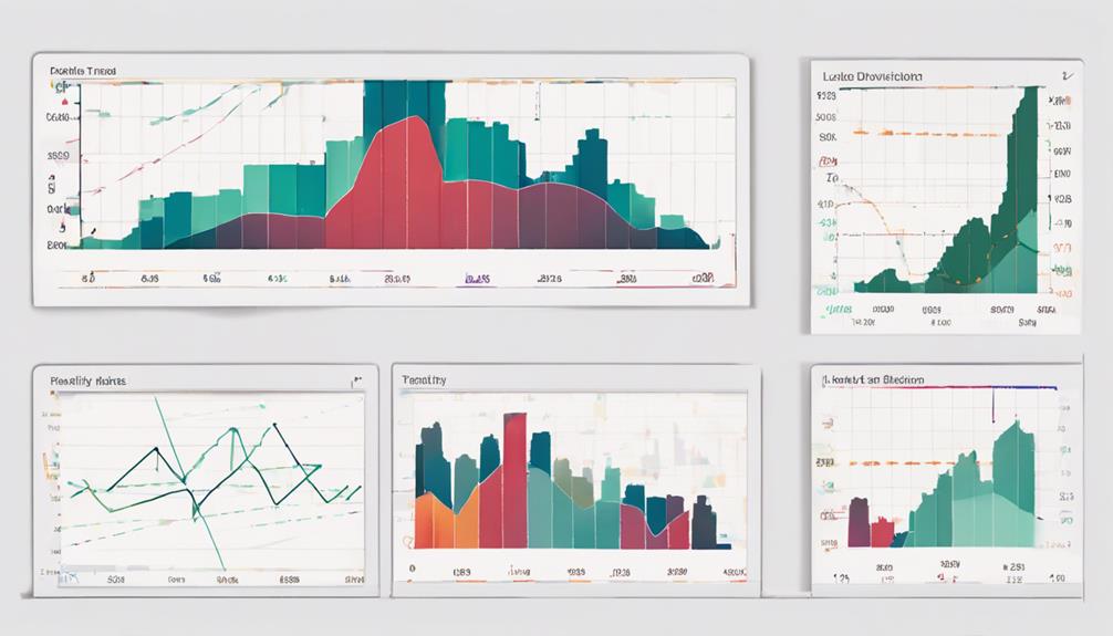 analyzing data for trends