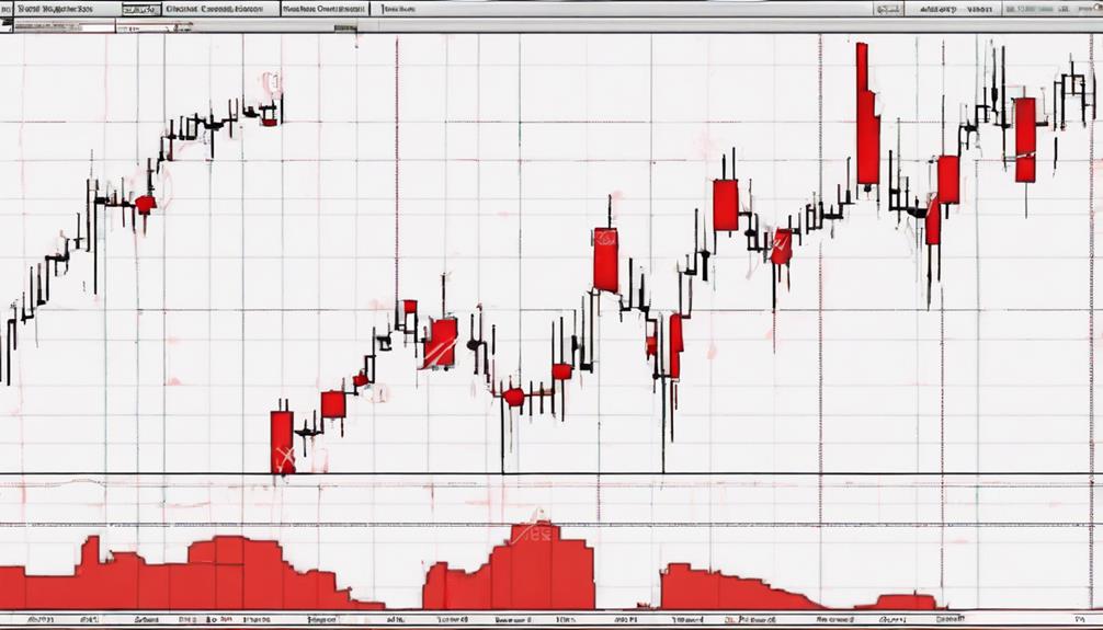 bearish candlestick pattern observed